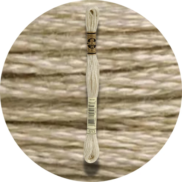 DMC Mouliné Spécial 25 Broderigarn, Ensfarvet, Neutrale nuancer